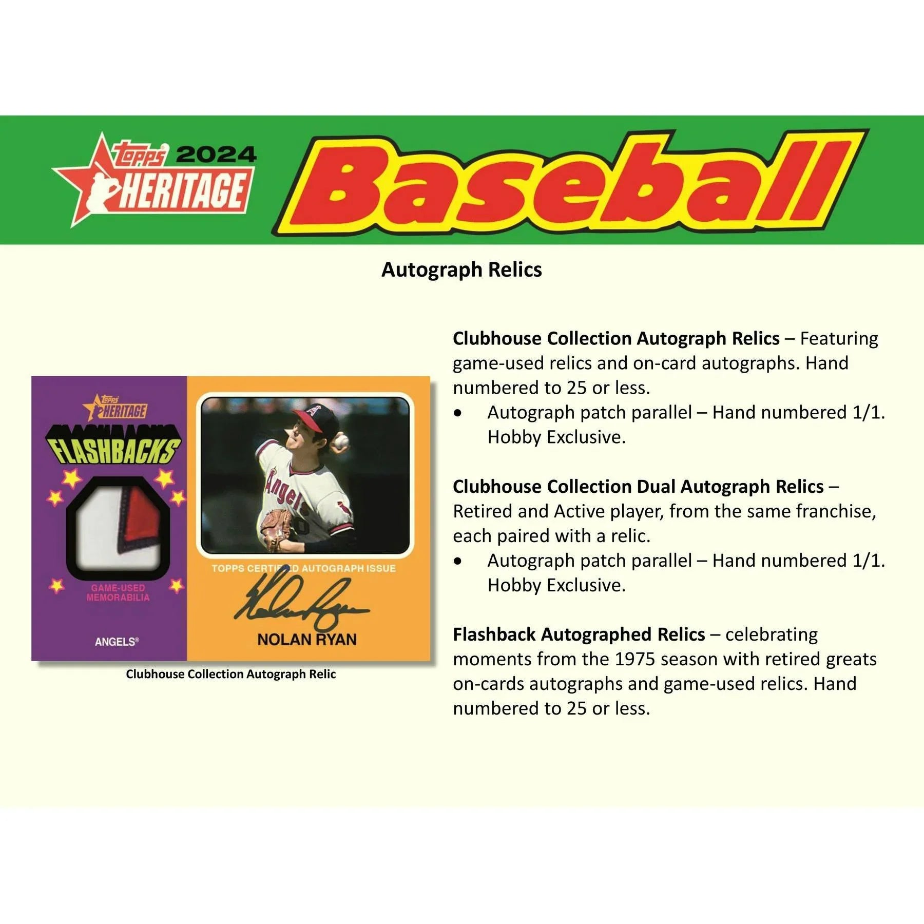 2024 Topps Heritage Baseball Hobby 12 Box Case (Ships Sealed Only)