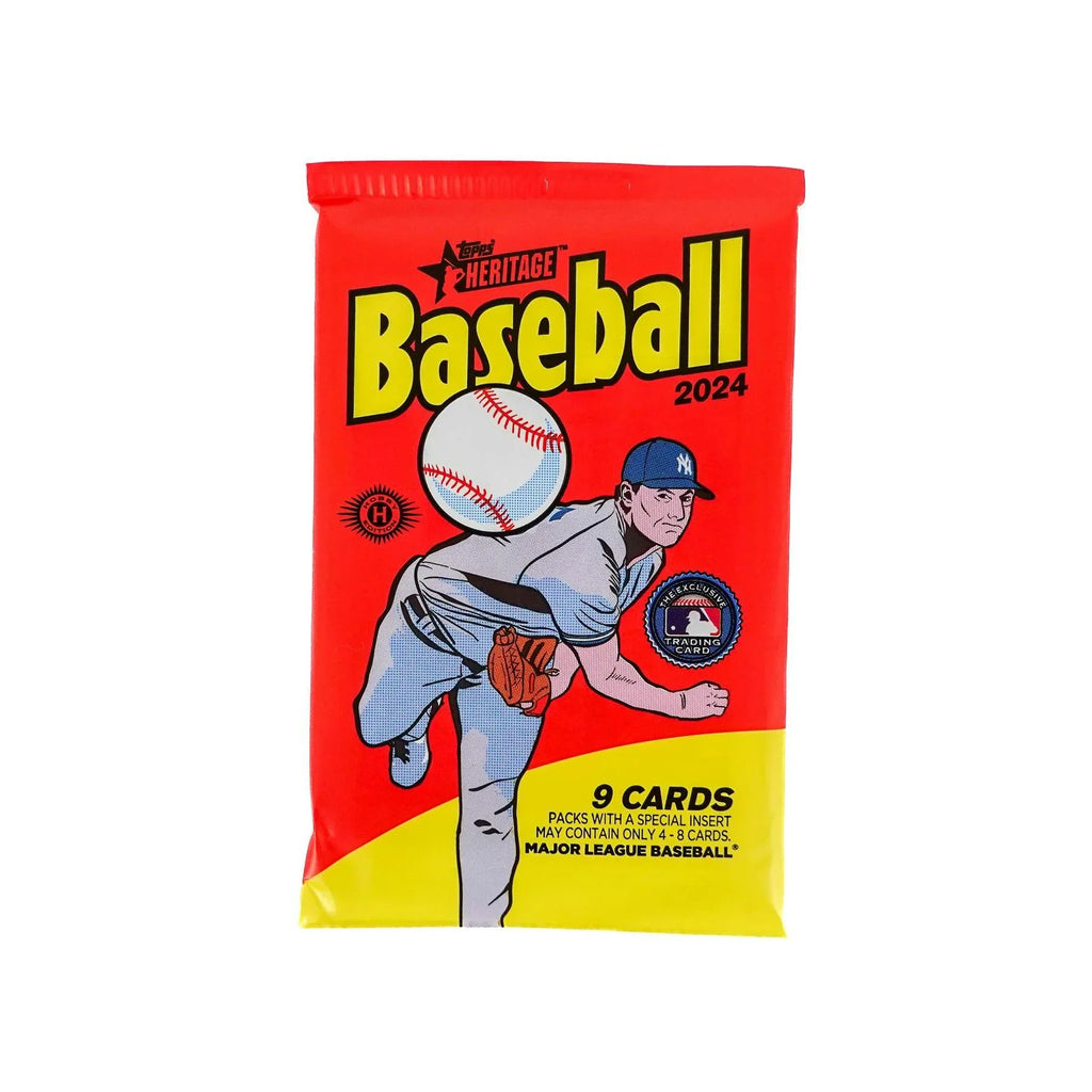 2024 Topps Heritage Baseball Hobby 12 Box Case (Ships Sealed Only)