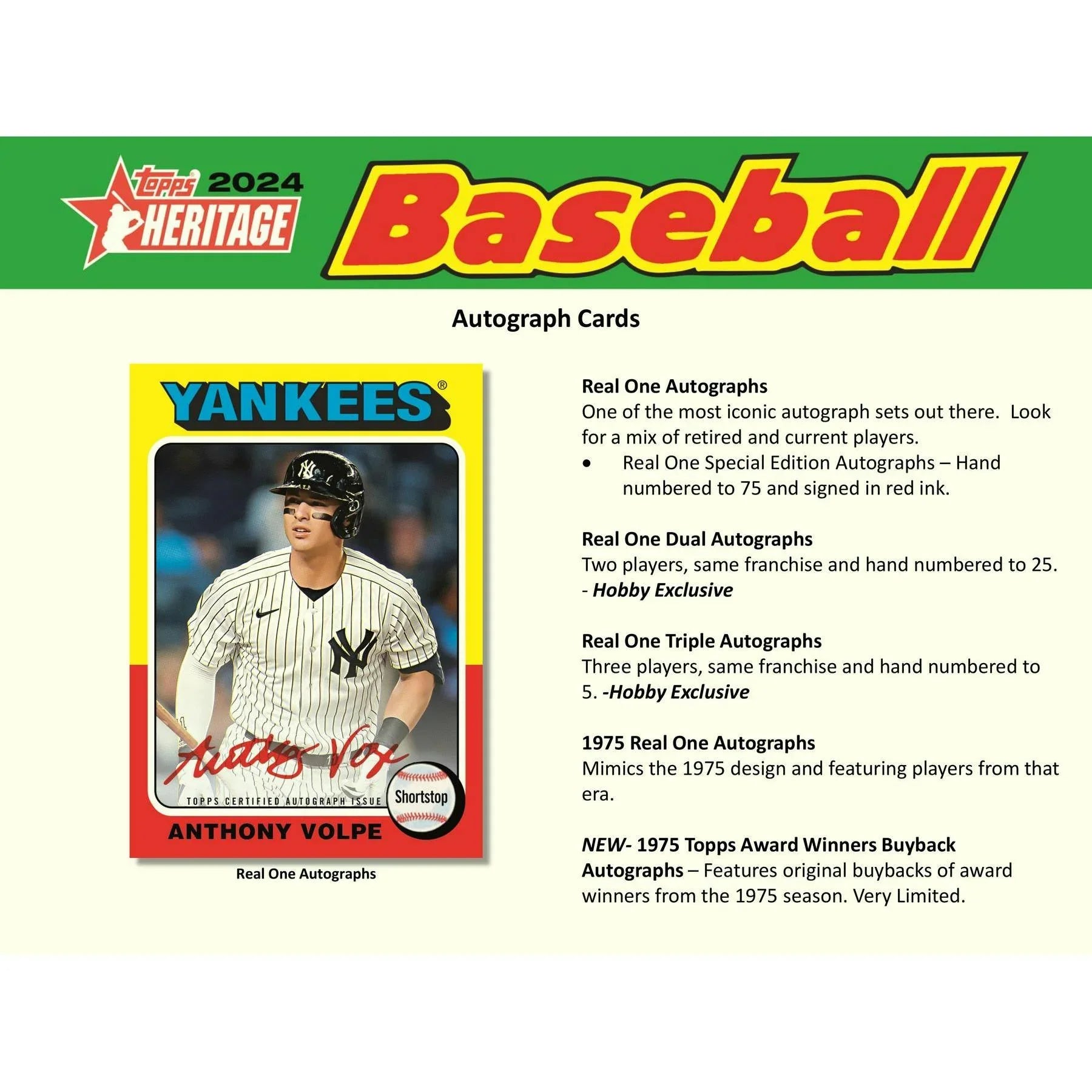 2024 Topps Heritage Baseball Hobby 12 Box Case (Ships Sealed Only)