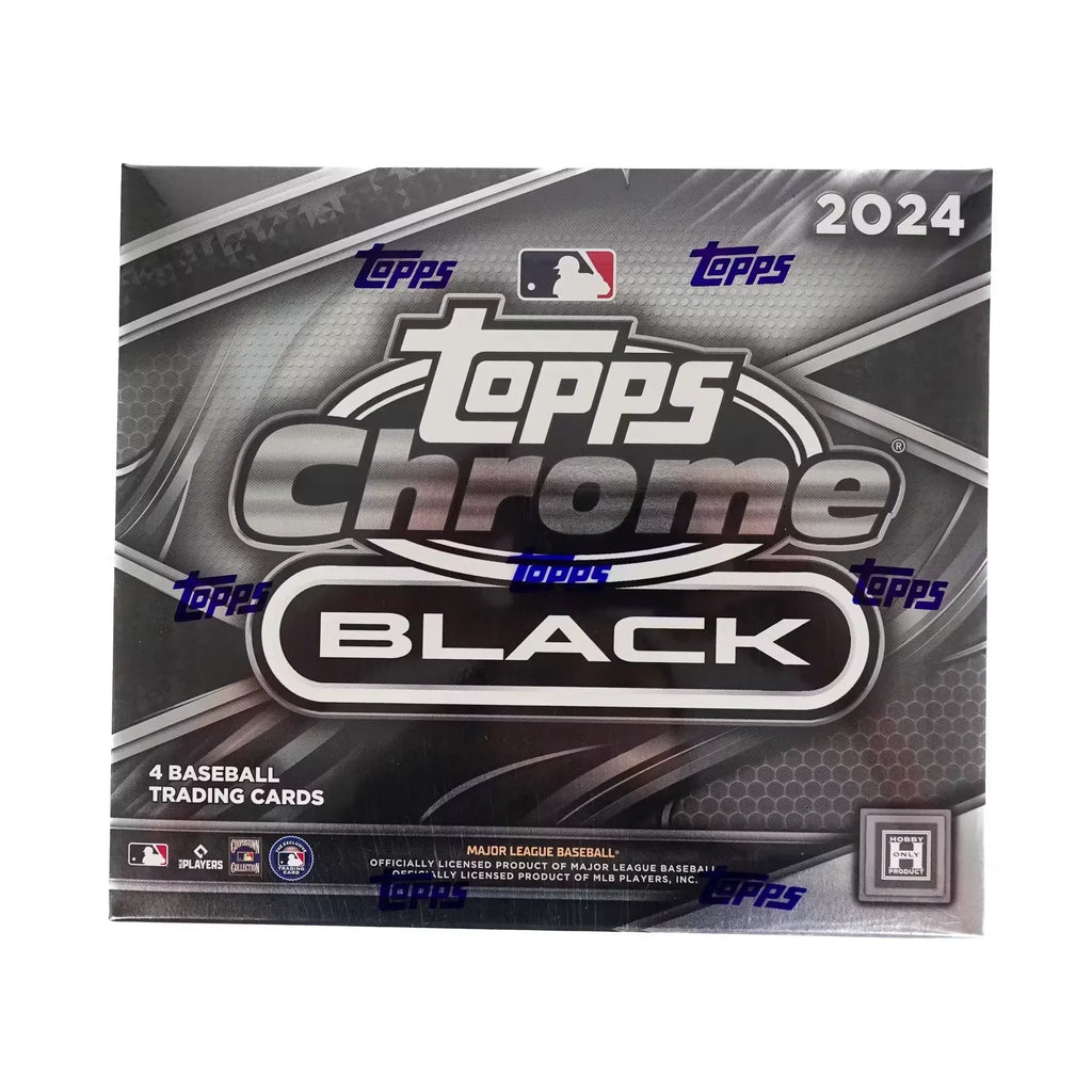 2024 Topps Chrome Black Baseball Hobby 12 Box Case (Ships Sealed Only)
