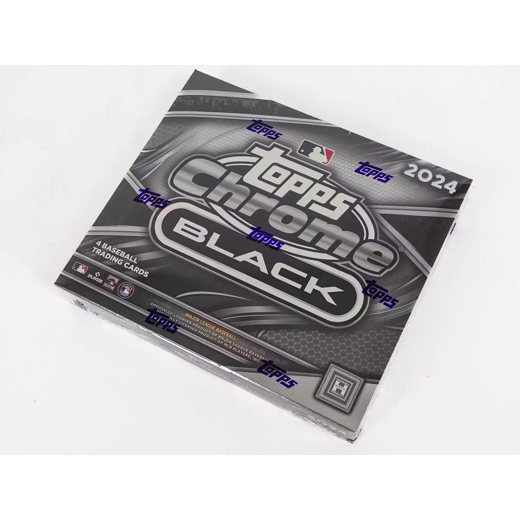 2024 Topps Chrome Black Baseball Hobby 12 Box Case (Ships Sealed Only)