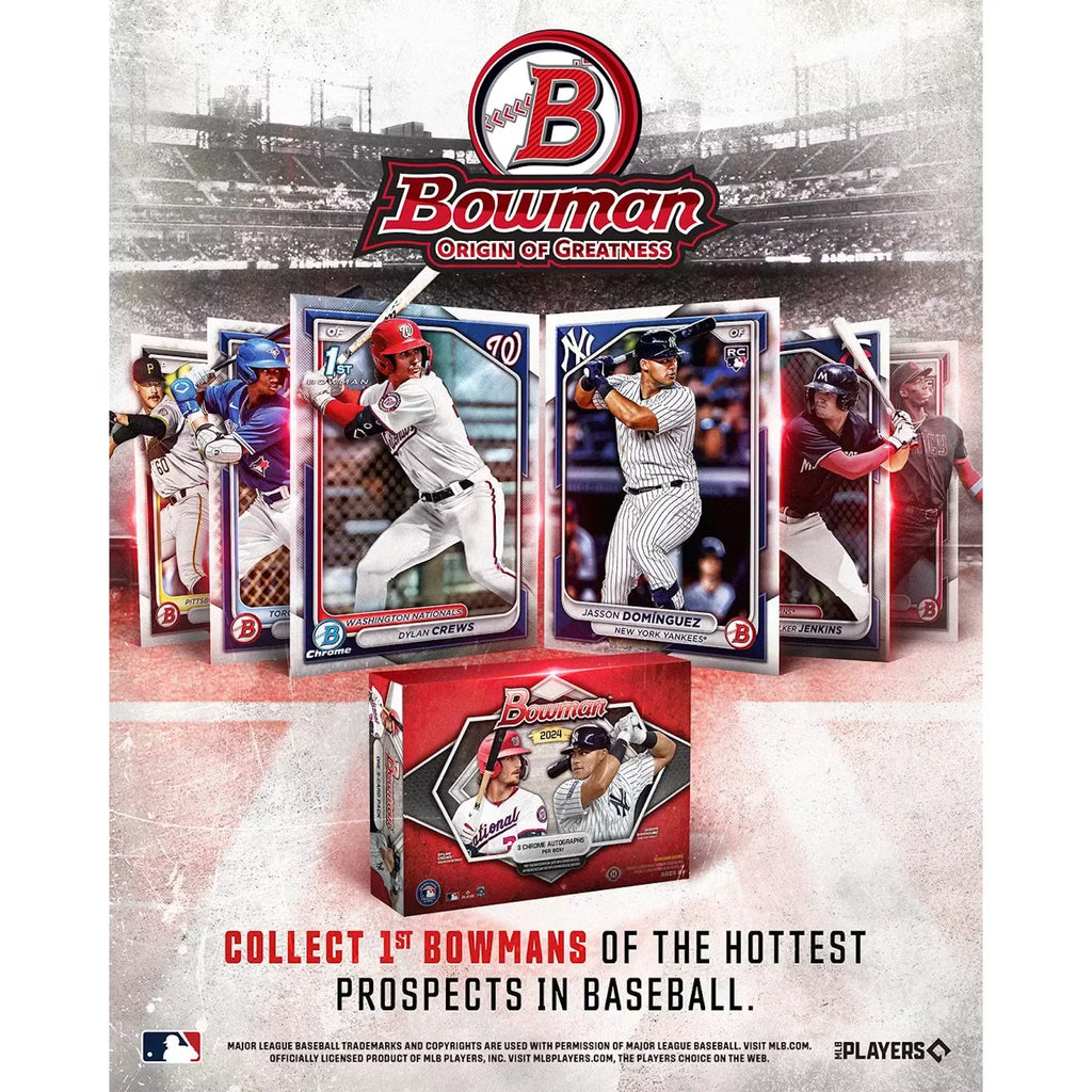 2024 Bowman Baseball Hobby Jumbo 8 Box Case (Ships Sealed Only)