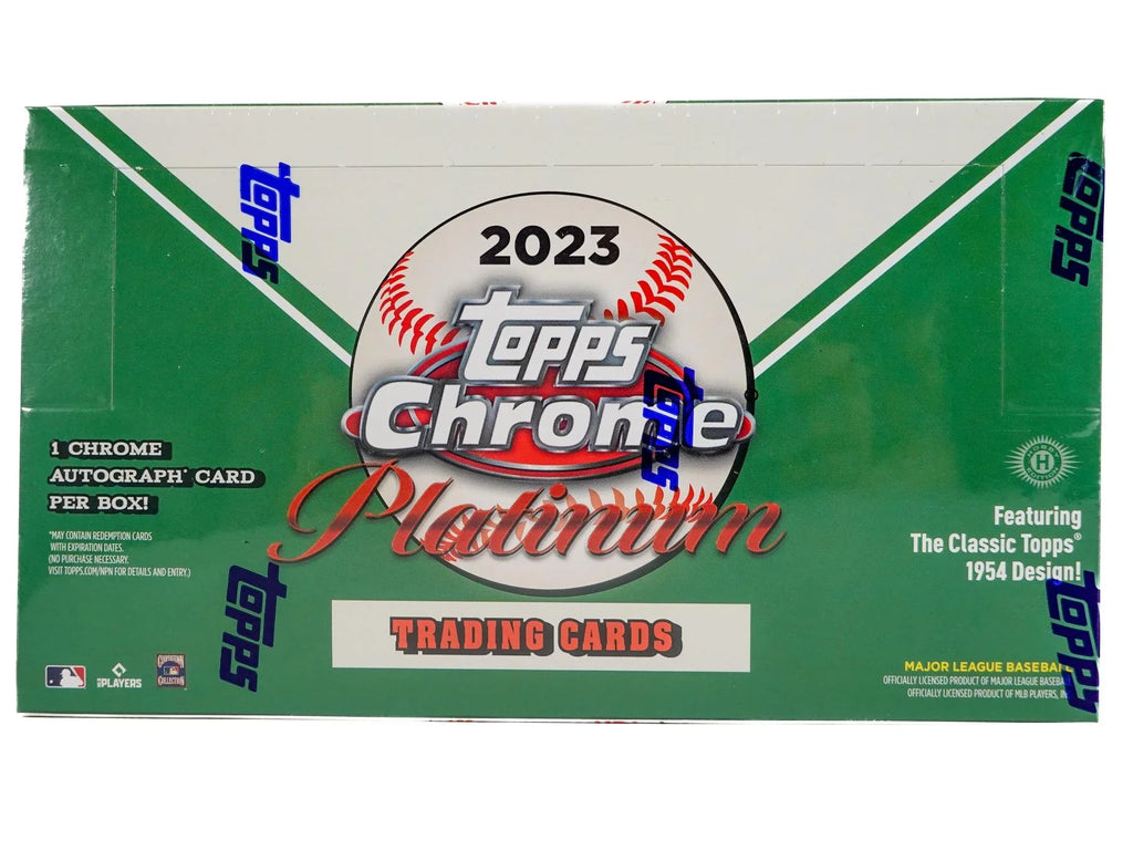 2023 Topps Chrome Platinum Anniversary Baseball Hobby Box (Ships Sealed Only)
