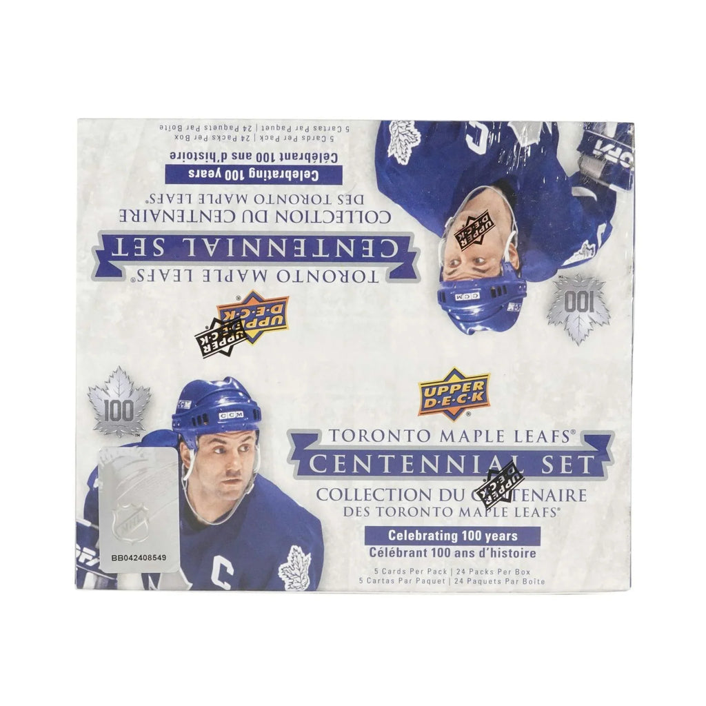 2017 18 Upper Deck Toronto Maple Leafs Centennial Hockey 24 Pack Retail Box (Ships Sealed Only)