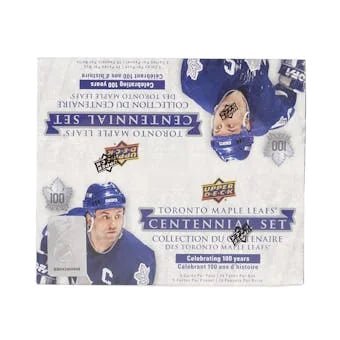 2017 18 Upper Deck Toronto Maple Leafs Centennial Hockey 24 Pack Retail Box (Ships Sealed Only)