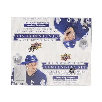 2017 18 Upper Deck Toronto Maple Leafs Centennial Hockey 24 Pack Retail Box (Ships Sealed Only)