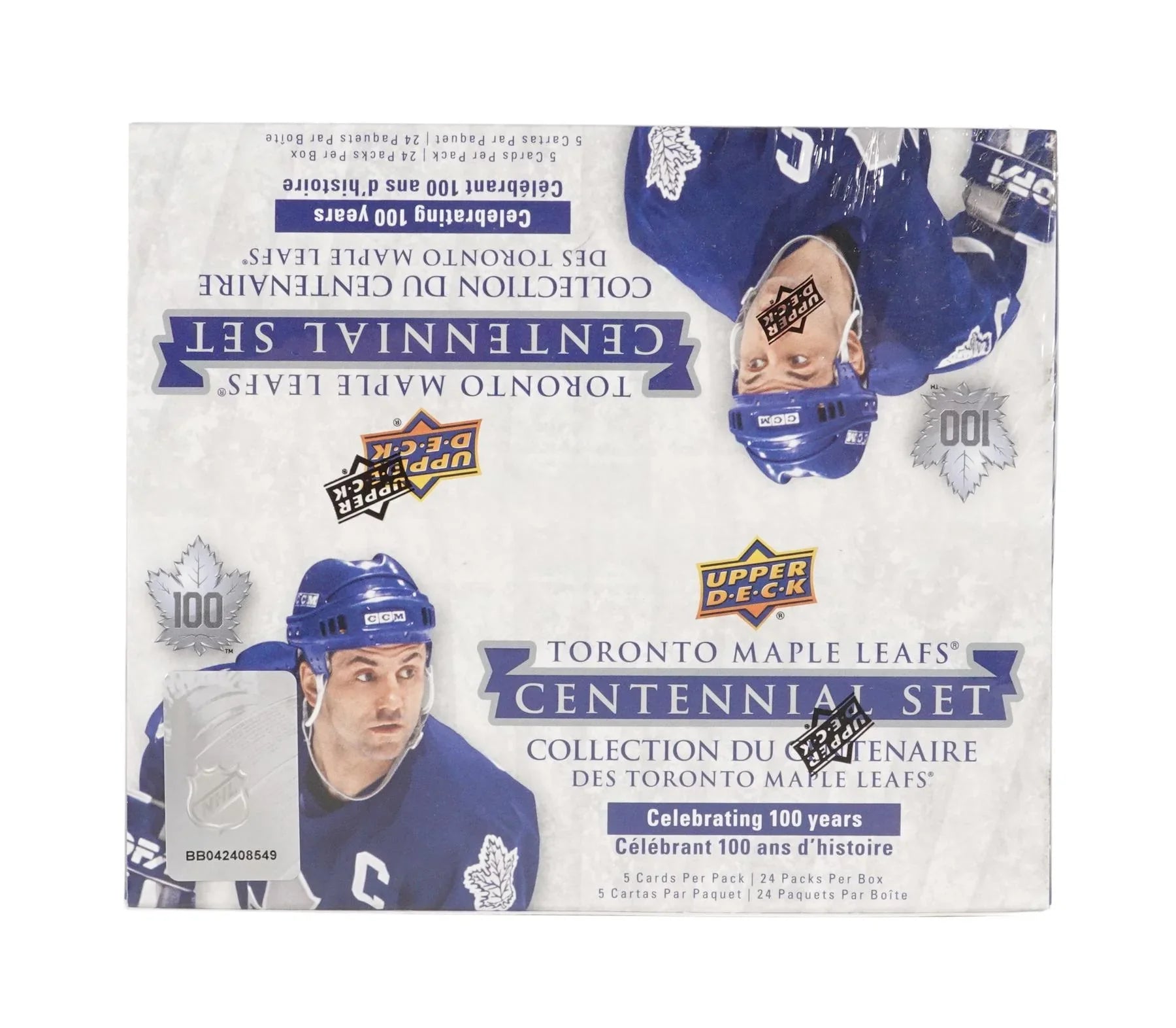 2017 18 Upper Deck Toronto Maple Leafs Centennial Hockey 24 Pack Retail Box (Ships Sealed Only)