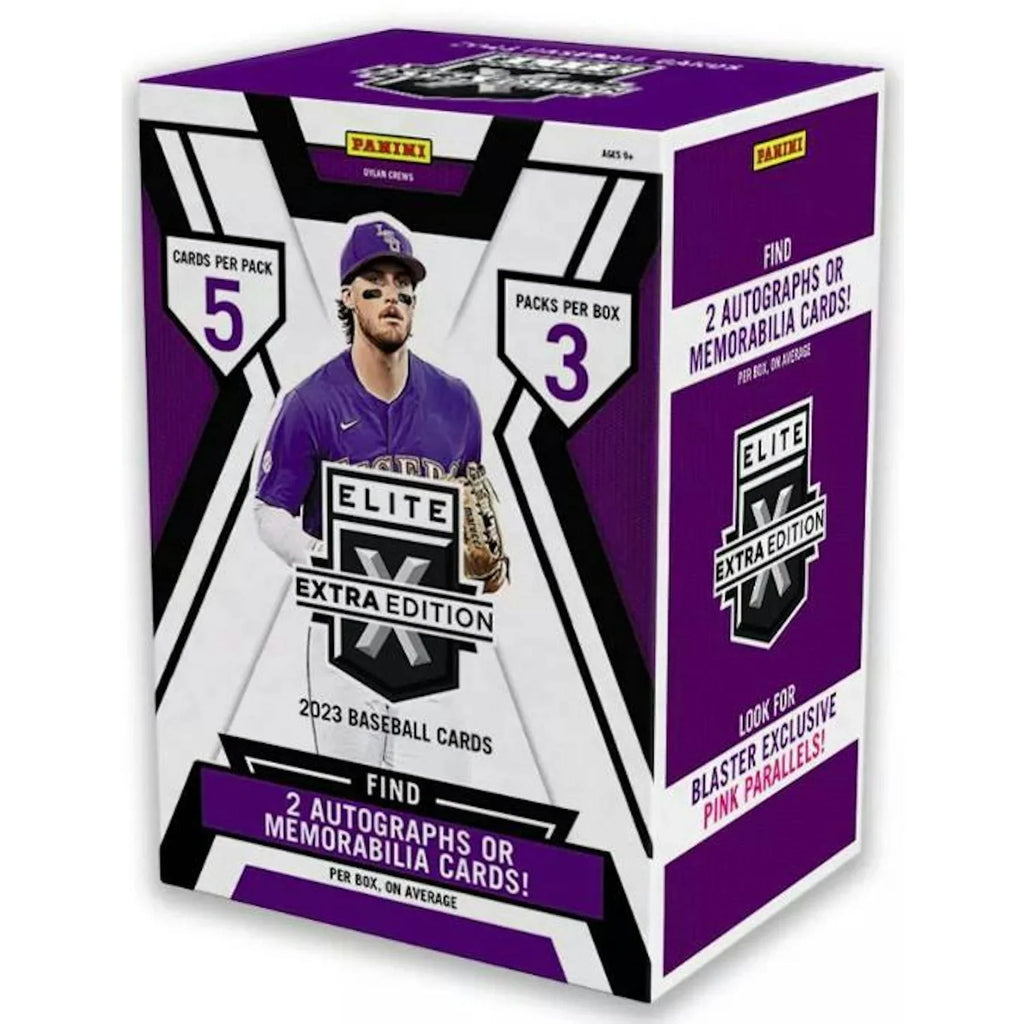 2023 Panini Elite Extra Edition Baseball Blaster Box (Ships Sealed Only)