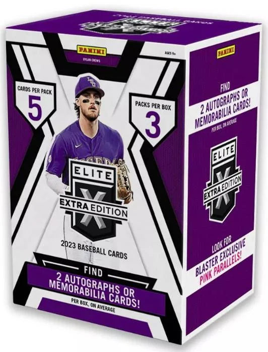 2023 Panini Elite Extra Edition Baseball Blaster Box (Ships Sealed Only)