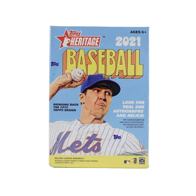 2021 Topps Heritage Baseball 8 Pack Blaster Box (Ships Sealed Only)