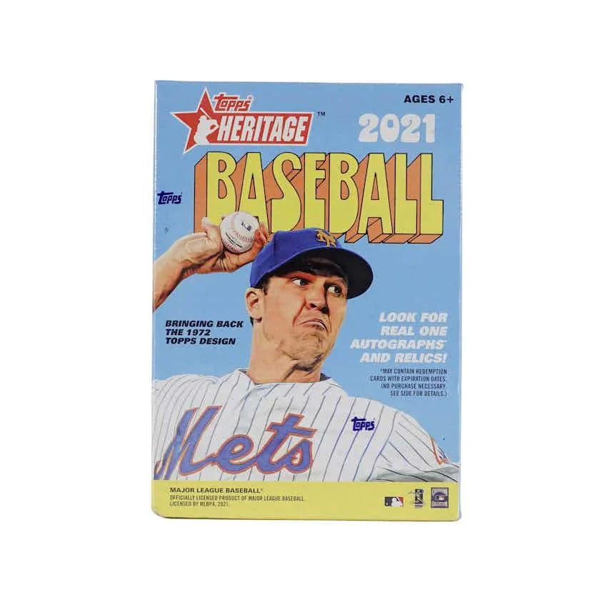 2021 Topps Heritage Baseball 8 Pack Blaster Box (Ships Sealed Only)