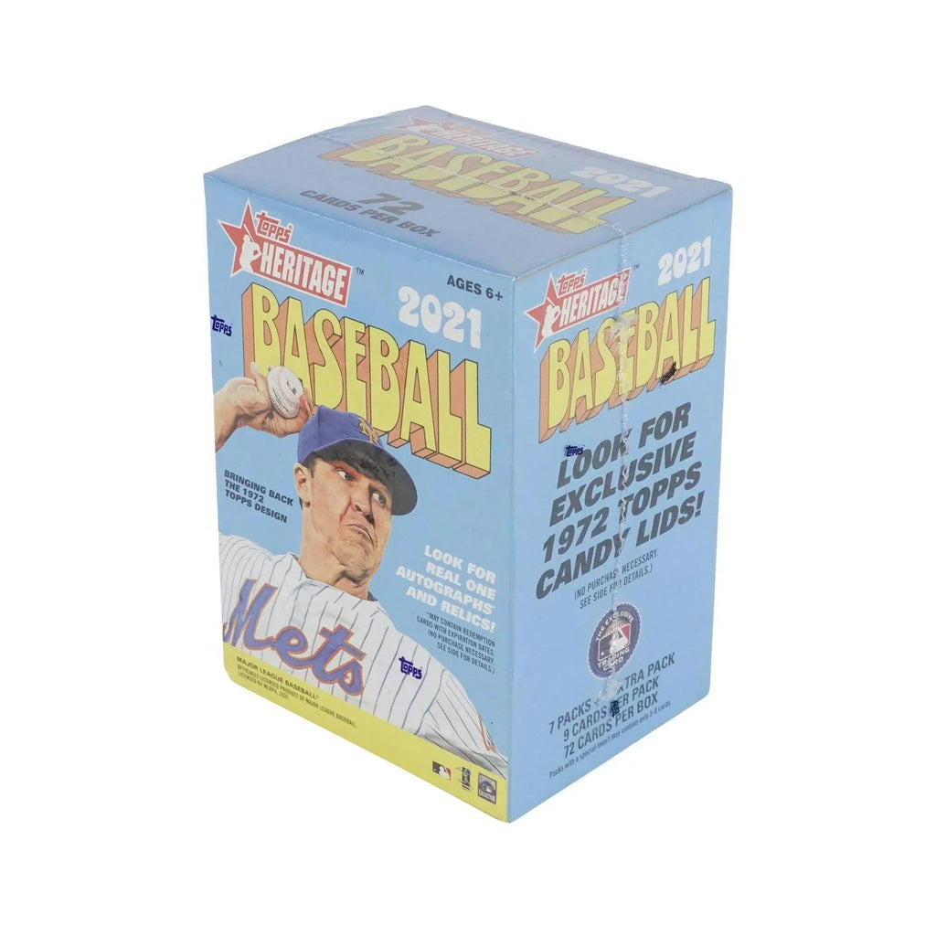 2021 Topps Heritage Baseball 8 Pack Blaster Box (Ships Sealed Only)