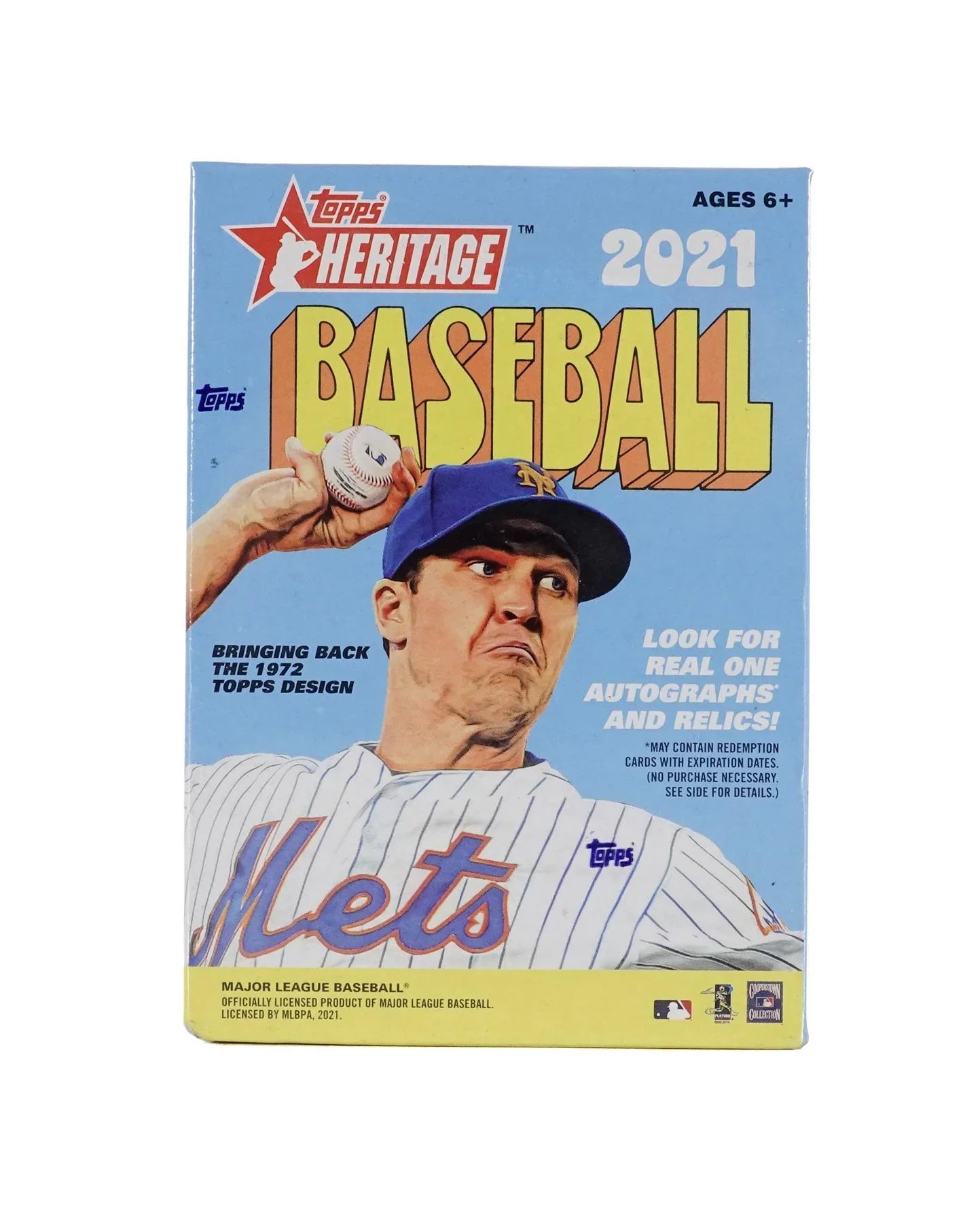 2021 Topps Heritage Baseball 8 Pack Blaster Box (Ships Sealed Only)