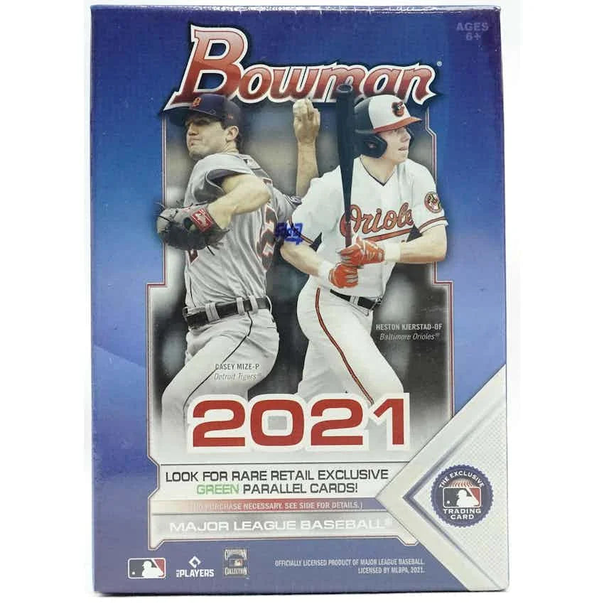 2021 Bowman Baseball 6 Pack Blaster Box (Ships Sealed Only)