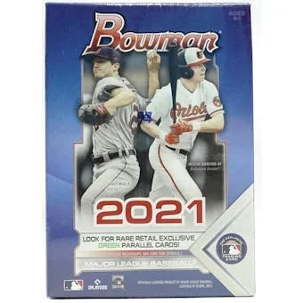 2021 Bowman Baseball 6 Pack Blaster Box (Ships Sealed Only)