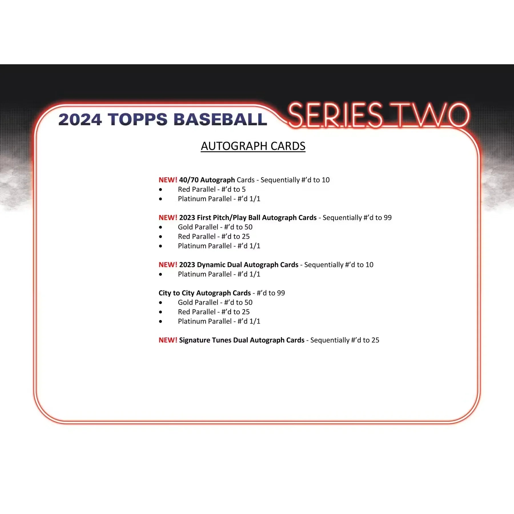 2024 Topps Series 2 Baseball Hobby Jumbo 6-Box Case (Ships Sealed Only)