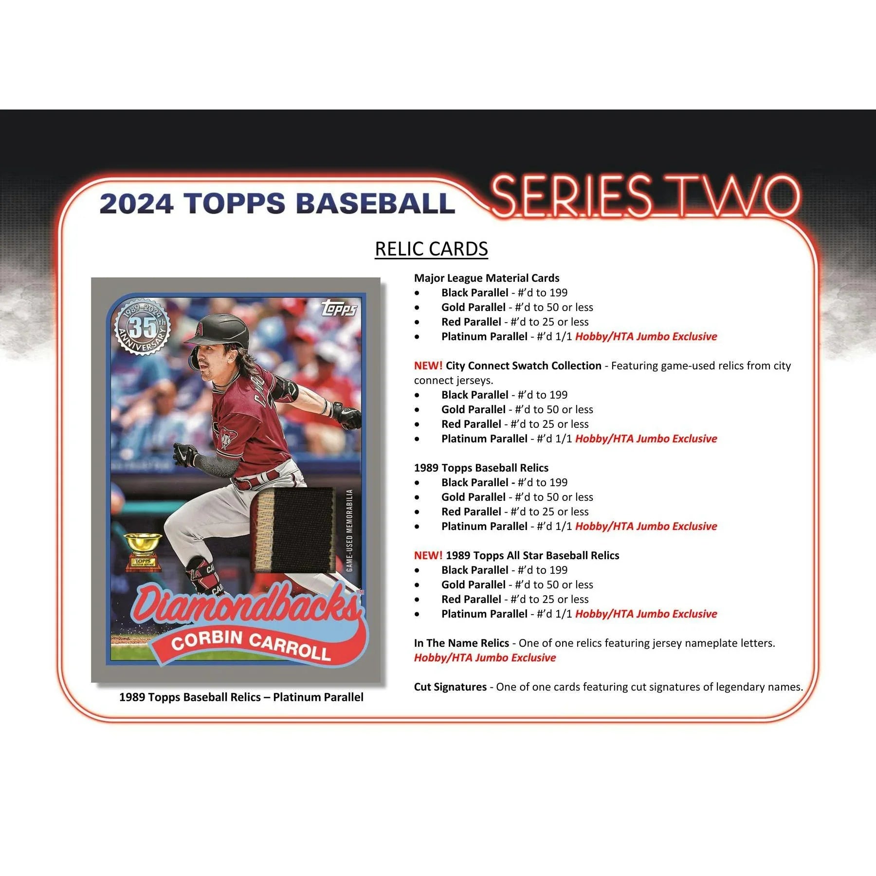 2024 Topps Series 2 Baseball Hobby Jumbo 6-Box Case (Ships Sealed Only)