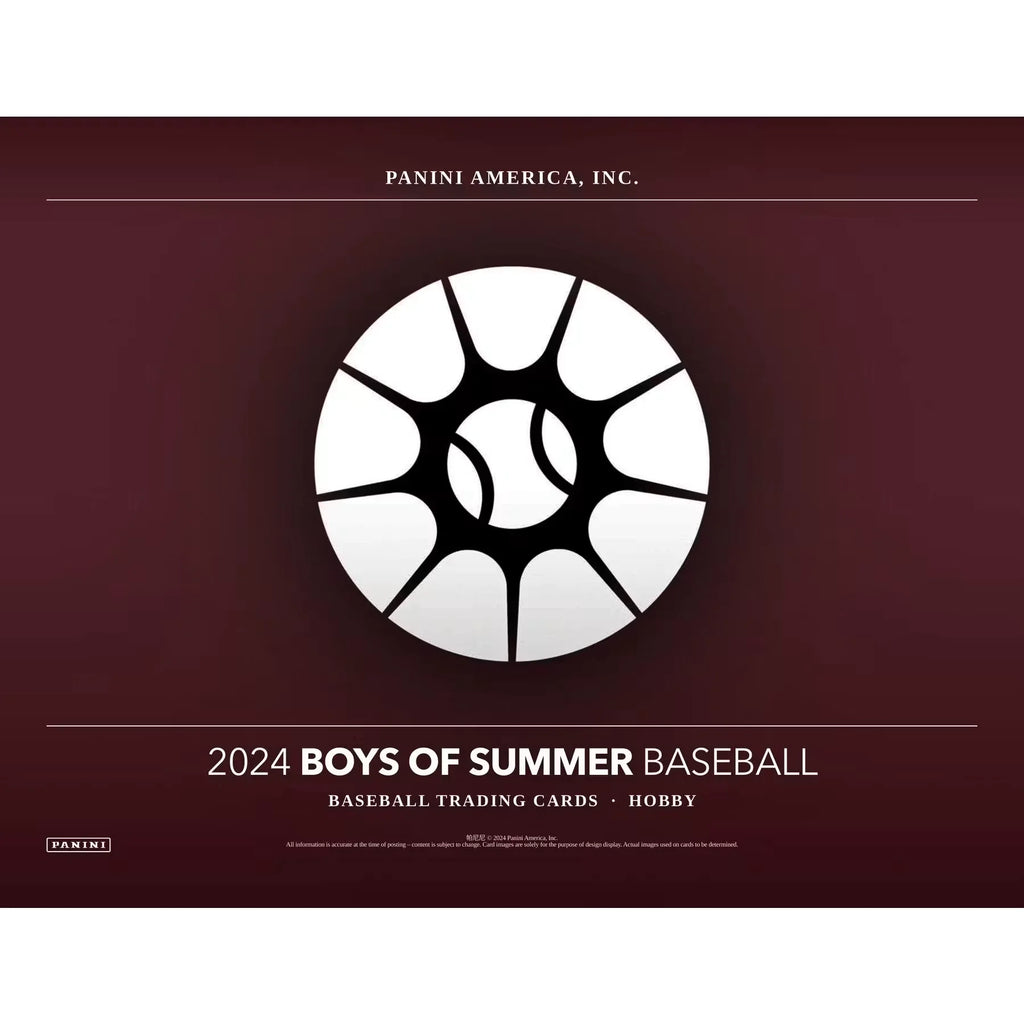 2024 Panini Boys of Summer Baseball Hobby Box (Ships Sealed Only)