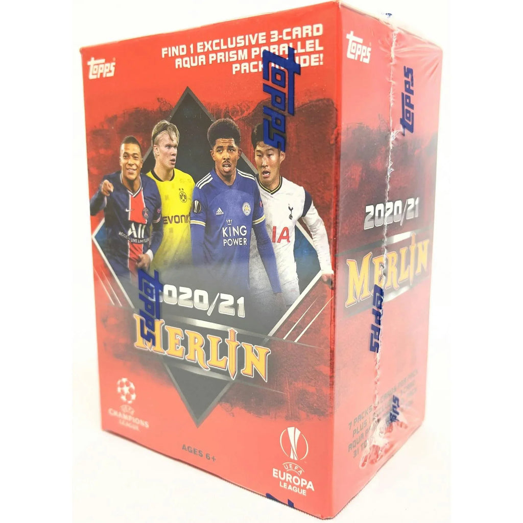 2020 21 Topps Merlin Chrome Soccer Blaster Box (Ships Sealed Only)