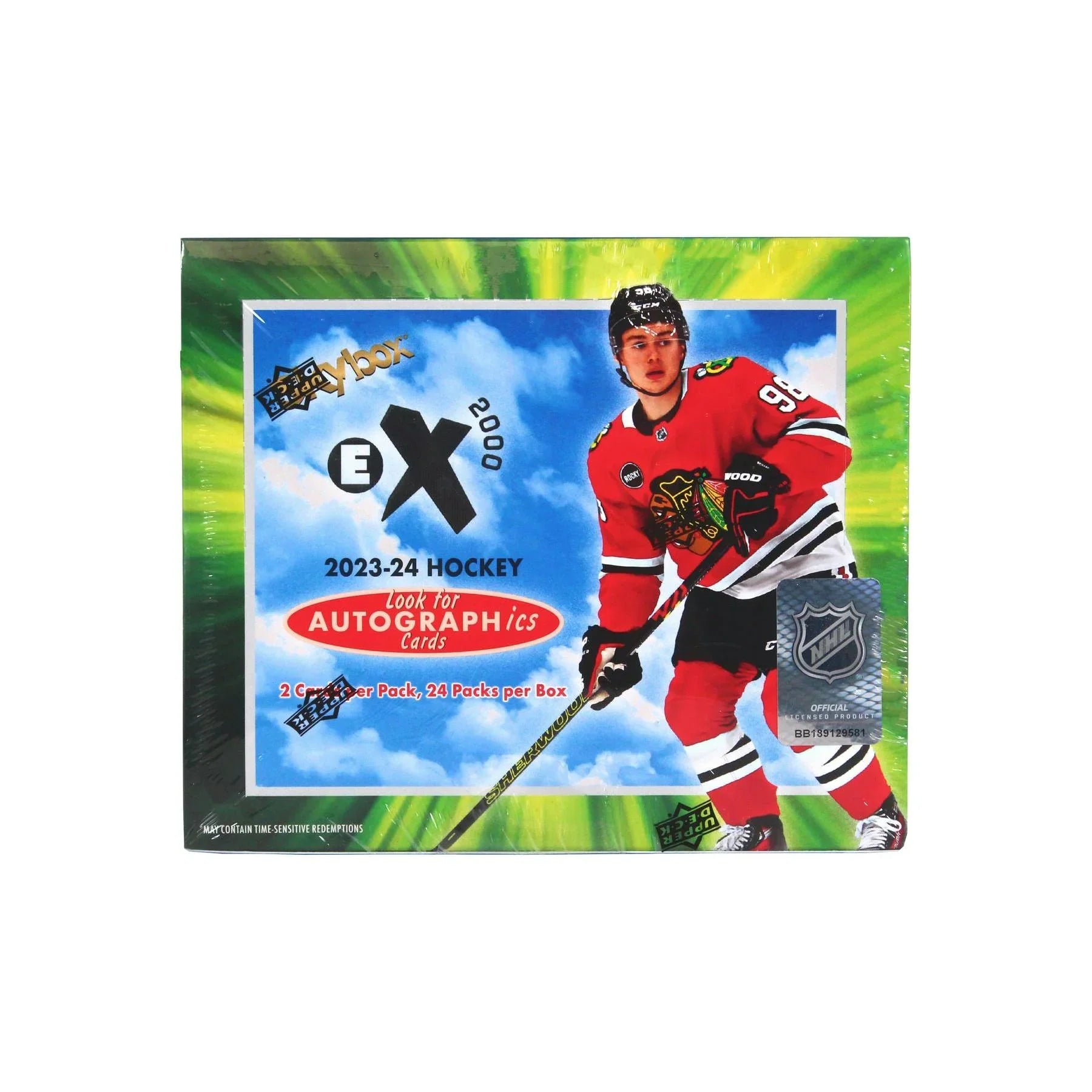 2023 24 Upper Deck Skybox E X 2000 Hockey Hobby 12 Box Case (Ships Sealed Only) - D2
