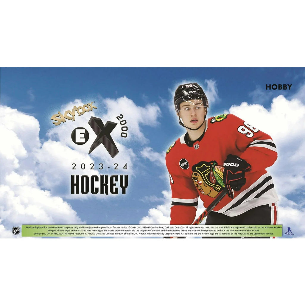 2023 24 Upper Deck Skybox E X 2000 Hockey Hobby 12 Box Case (Ships Sealed Only) - D2