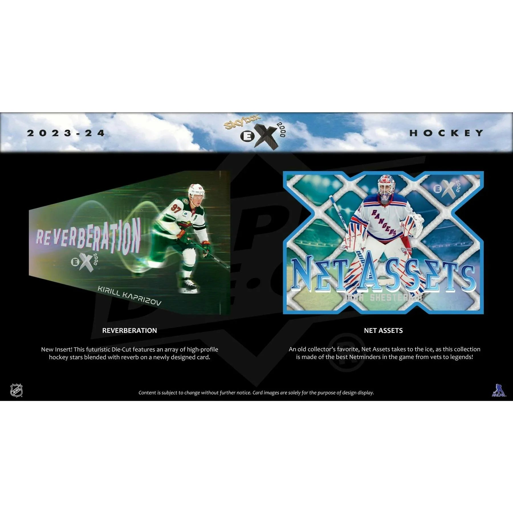 2023 24 Upper Deck Skybox E X 2000 Hockey Hobby 12 Box Case (Ships Sealed Only) - D2