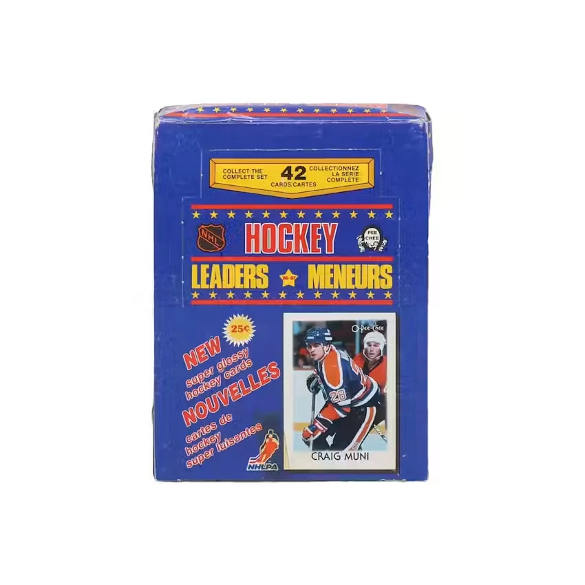 1986-87 O-Pee-Chee Leaders Hockey Box (Ships Sealed Only)
