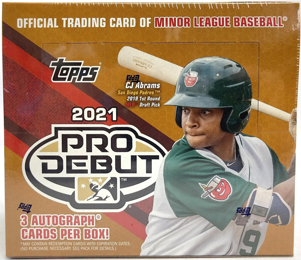 2021 Topps Pro Debut Baseball Hobby Jumbo Box (Ships Sealed Only)