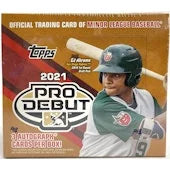 2021 Topps Pro Debut Baseball Hobby Jumbo Box (Ships Sealed Only)