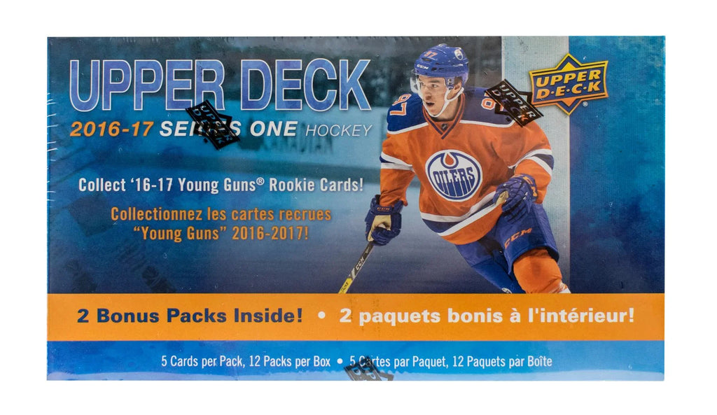 2016 17 Upper Deck Series 1 Hockey 12 Pack Blaster Box (Ships Sealed Only)