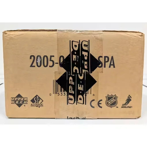 2005 06 Upper Deck SP Authentic Hockey Hobby 12 Box Case (Ships Sealed Only)