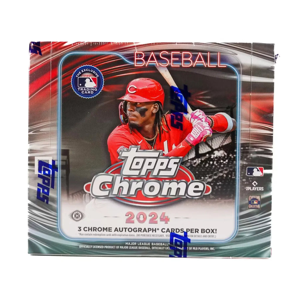 2024 Topps Chrome Baseball Hobby Jumbo 8 Box Case (Ships Sealed Only)