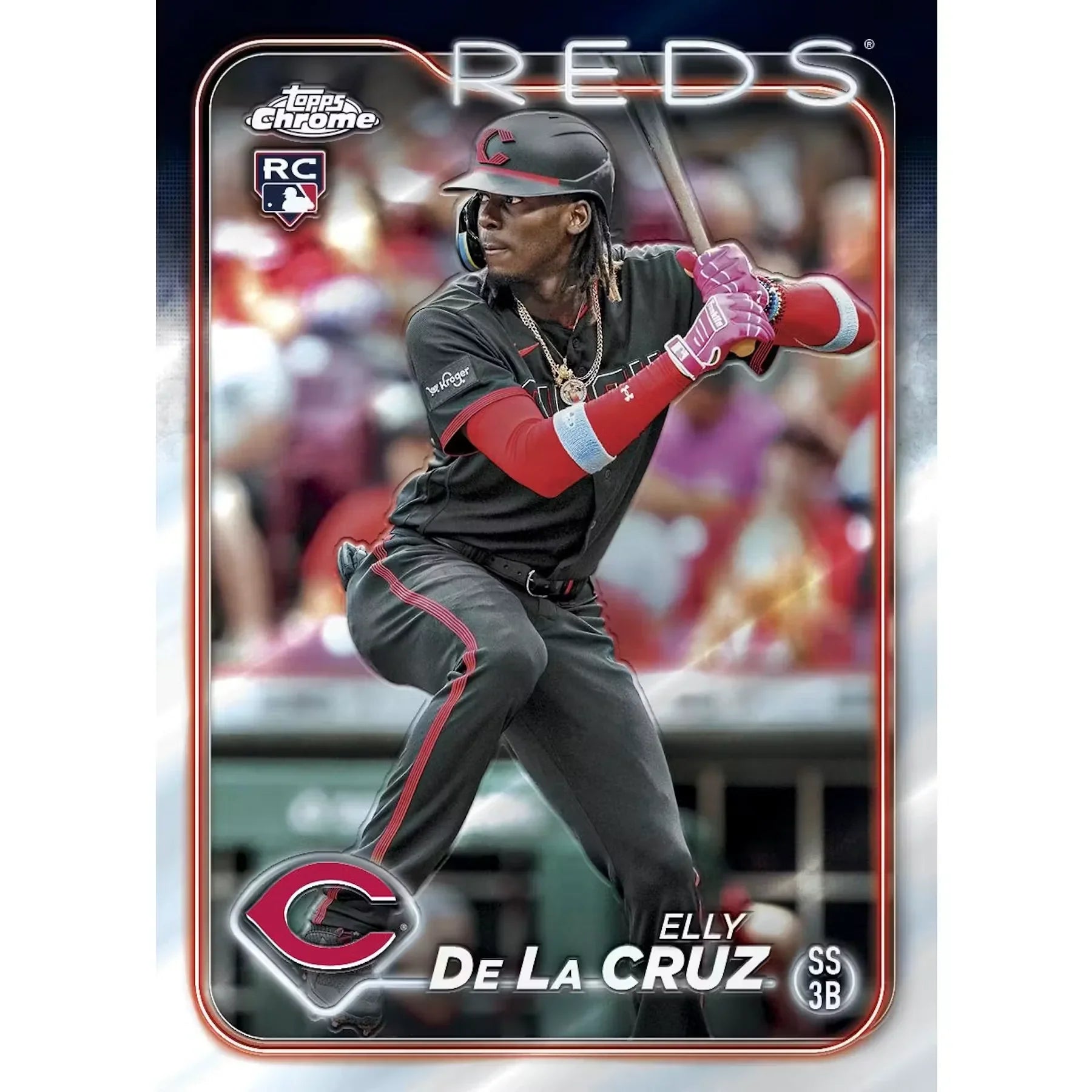 2024 Topps Chrome Baseball Hobby Jumbo 8 Box Case (Ships Sealed Only)