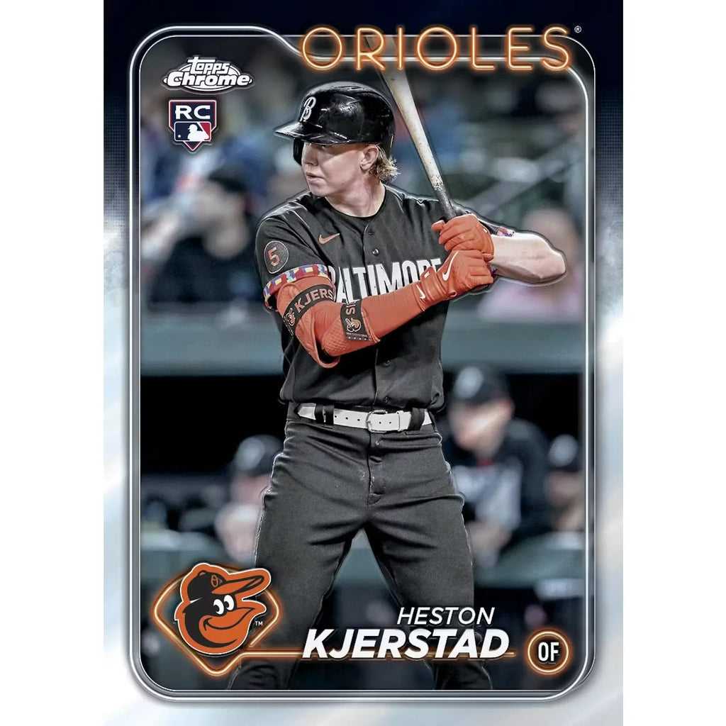 2024 Topps Chrome Baseball Hobby Jumbo 8 Box Case (Ships Sealed Only)