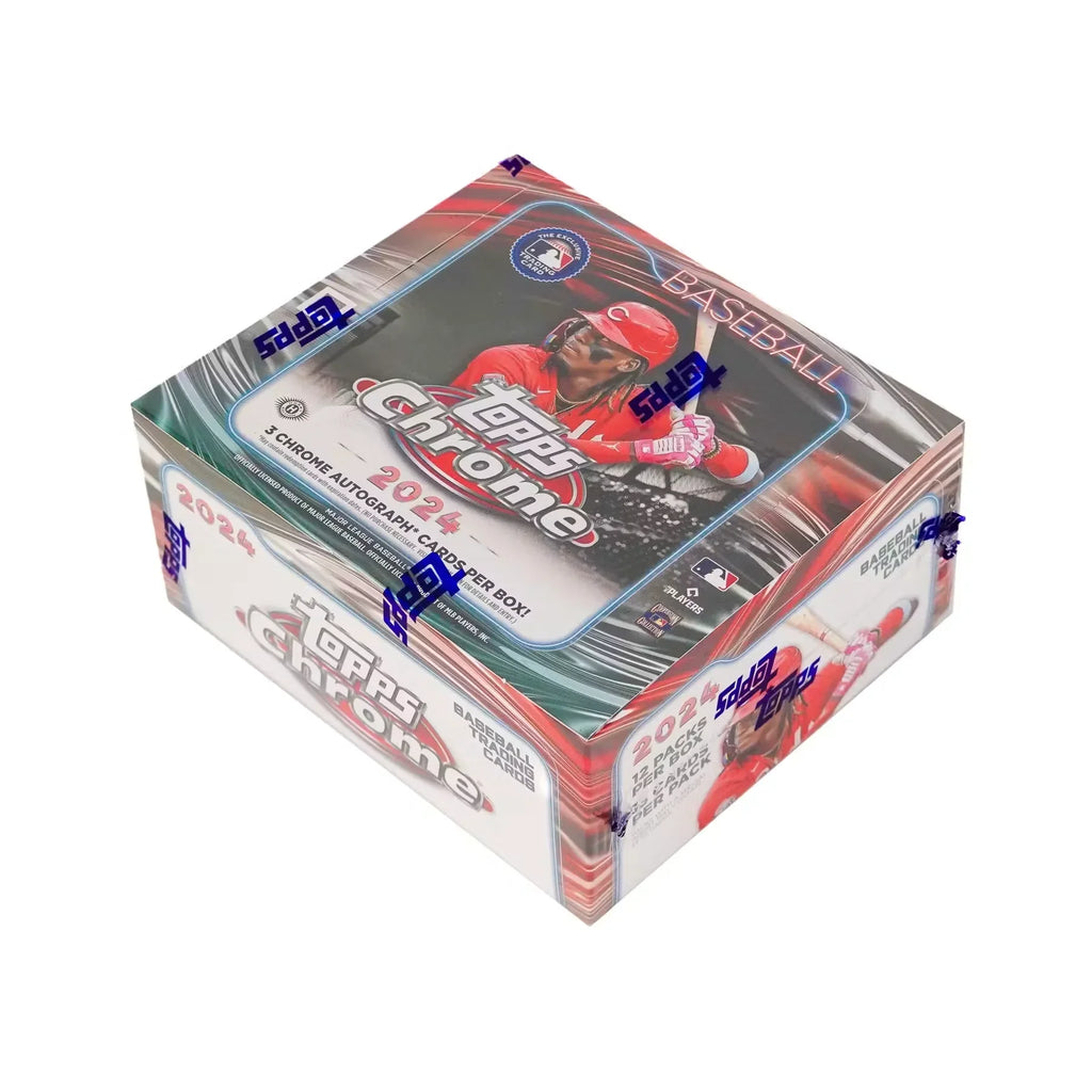 2024 Topps Chrome Baseball Hobby Jumbo 8 Box Case (Ships Sealed Only)
