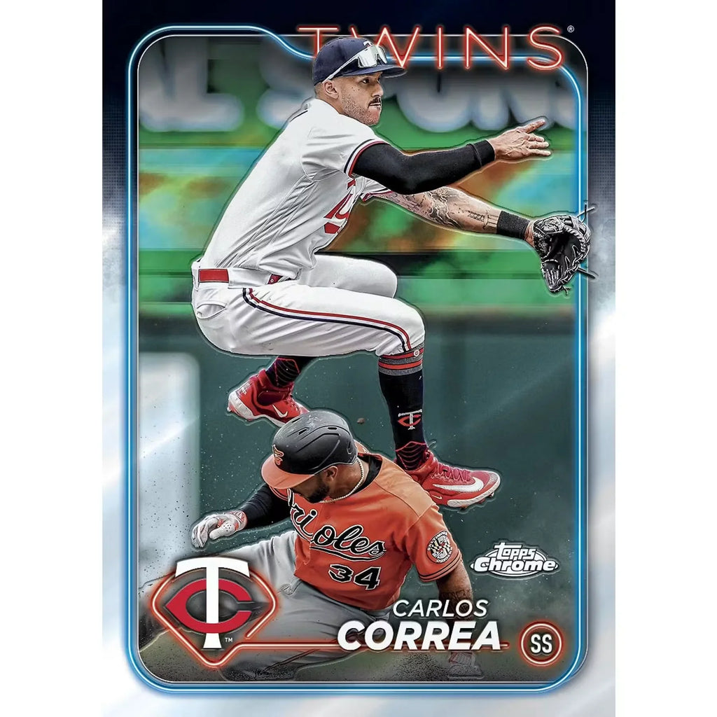 2024 Topps Chrome Baseball Hobby Jumbo 8 Box Case (Ships Sealed Only)