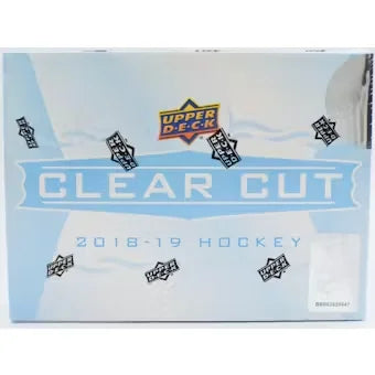 2018 19 Upper Deck Clear Cut Hockey Hobby Box (Ships Sealed Only)