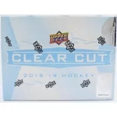 2018 19 Upper Deck Clear Cut Hockey Hobby Box (Ships Sealed Only)