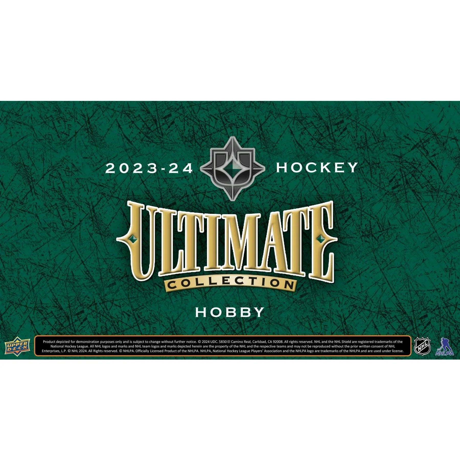 2023 24 Upper Deck Ultimate Collection Hockey Hobby Box (Ships Sealed Only)