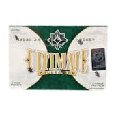 2023 24 Upper Deck Ultimate Collection Hockey Hobby Box (Ships Sealed Only)