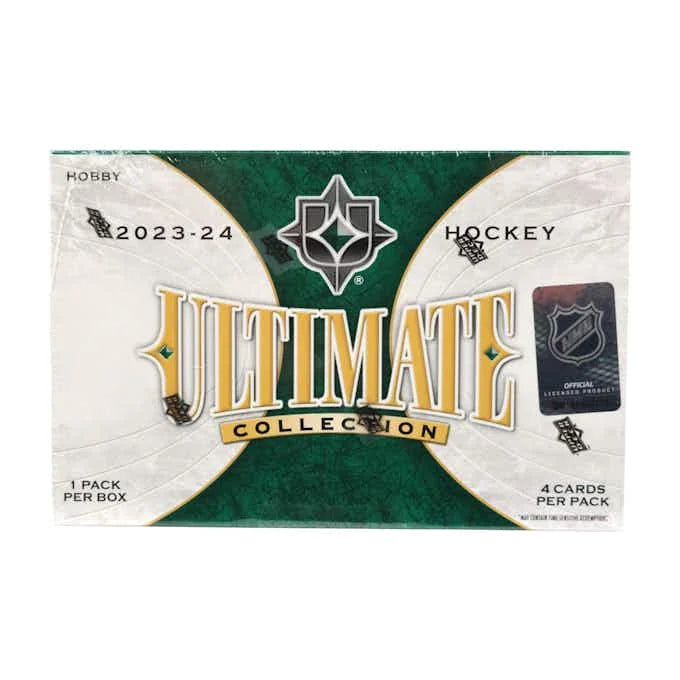 2023 24 Upper Deck Ultimate Collection Hockey Hobby Box (Ships Sealed Only)