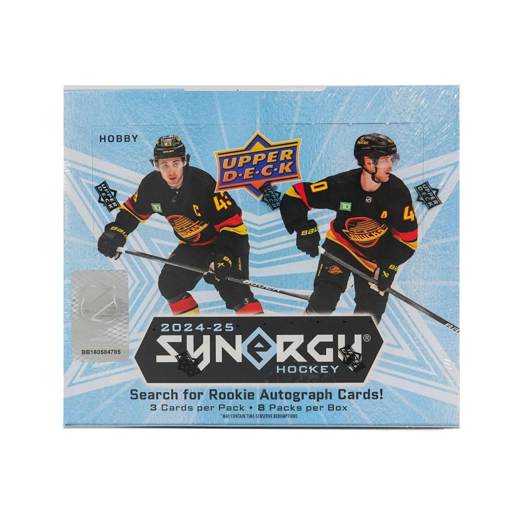 2024 25 Upper Deck Synergy Hockey Hobby 16 Box Case (Ships Sealed Only)