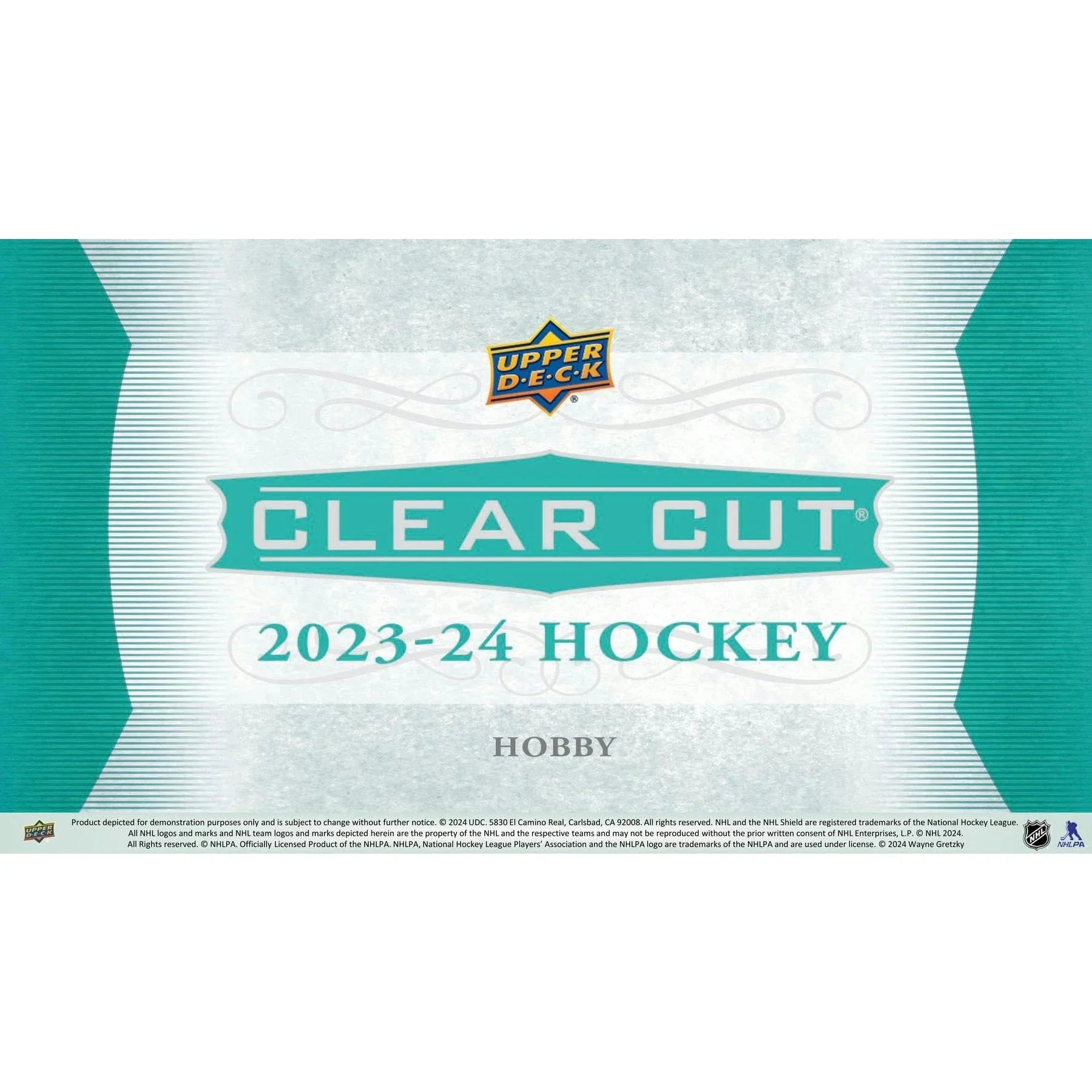 2023 24 Upper Deck Clear Cut Hockey Hobby 30 Box Case (Ships Sealed Only) - D2