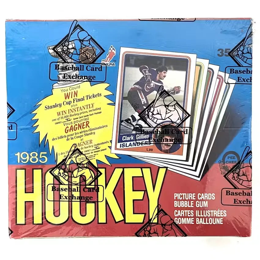 1984 85 O Pee Chee Hockey Wax Box BBCE FASC (Ships Sealed Only)