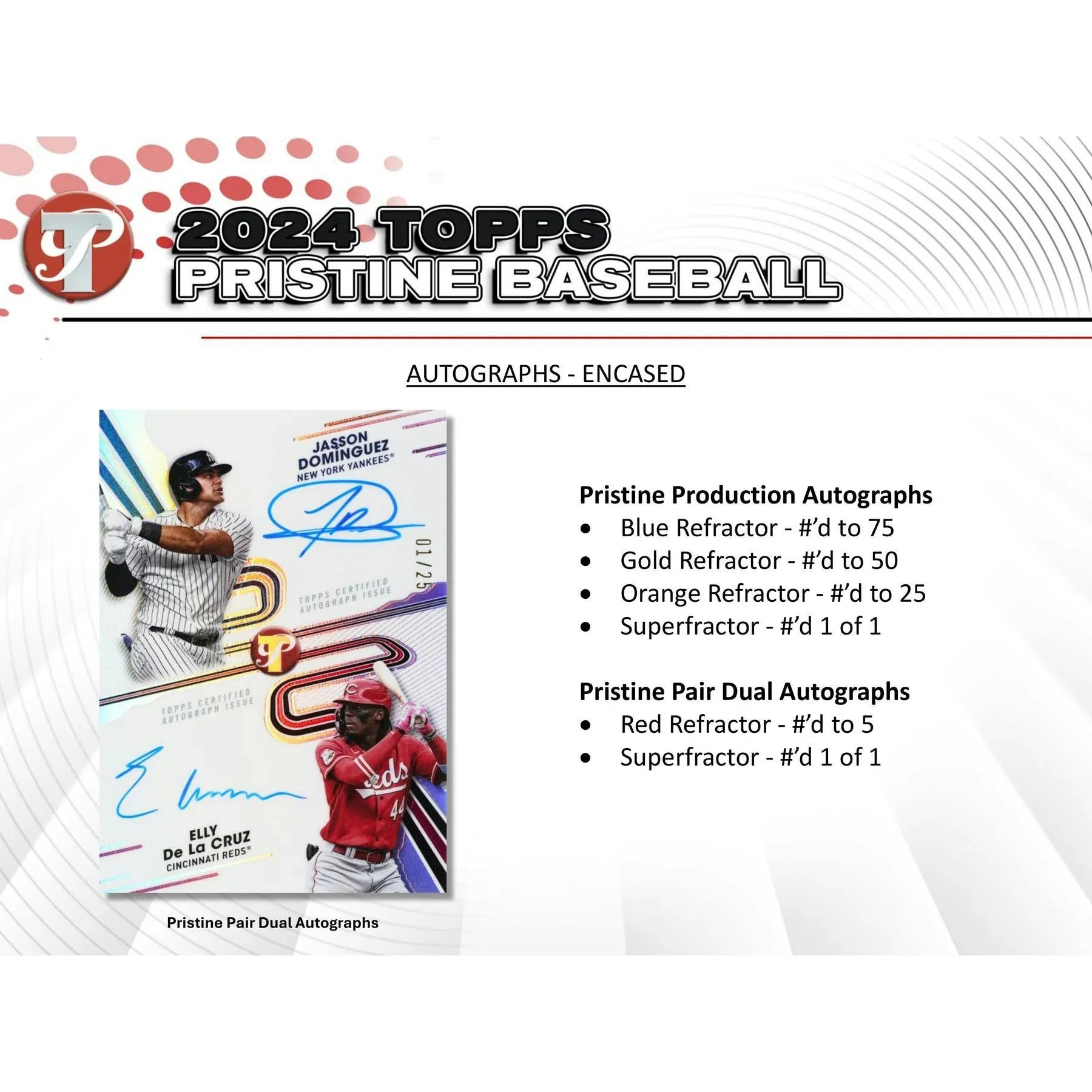 2024 Topps Pristine Baseball Hobby Box (Ships Sealed Only)