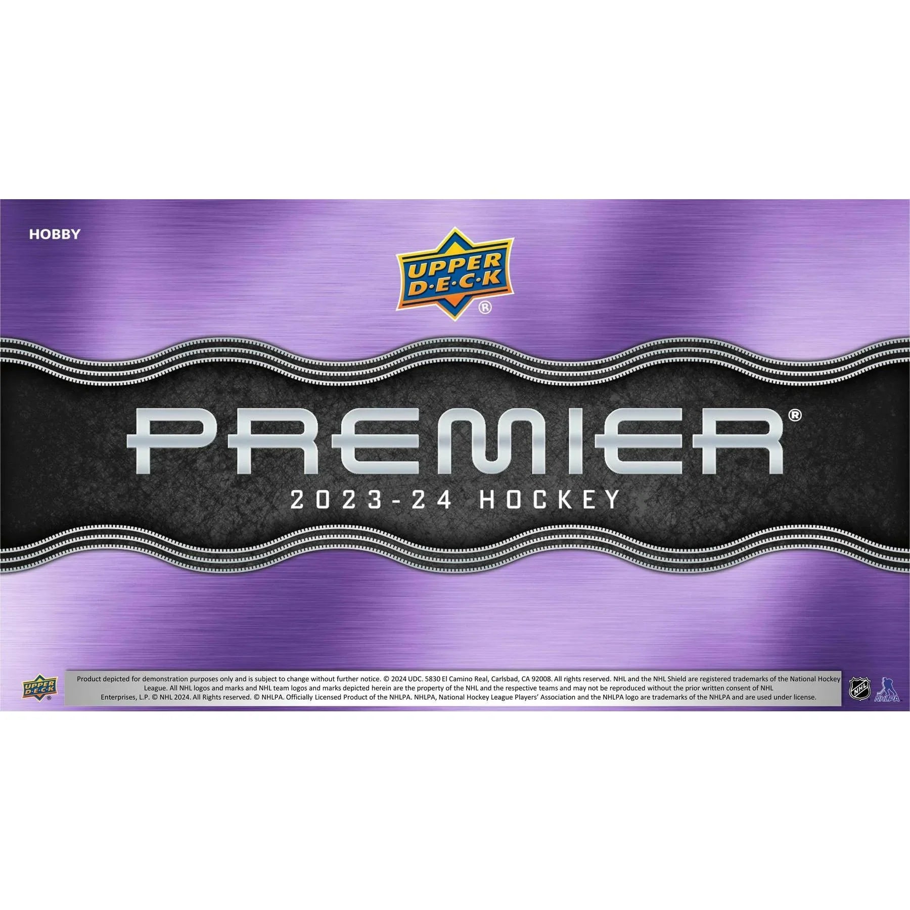 2023 24 Upper Deck Premier Hockey Hobby Box (Ships Sealed Only)