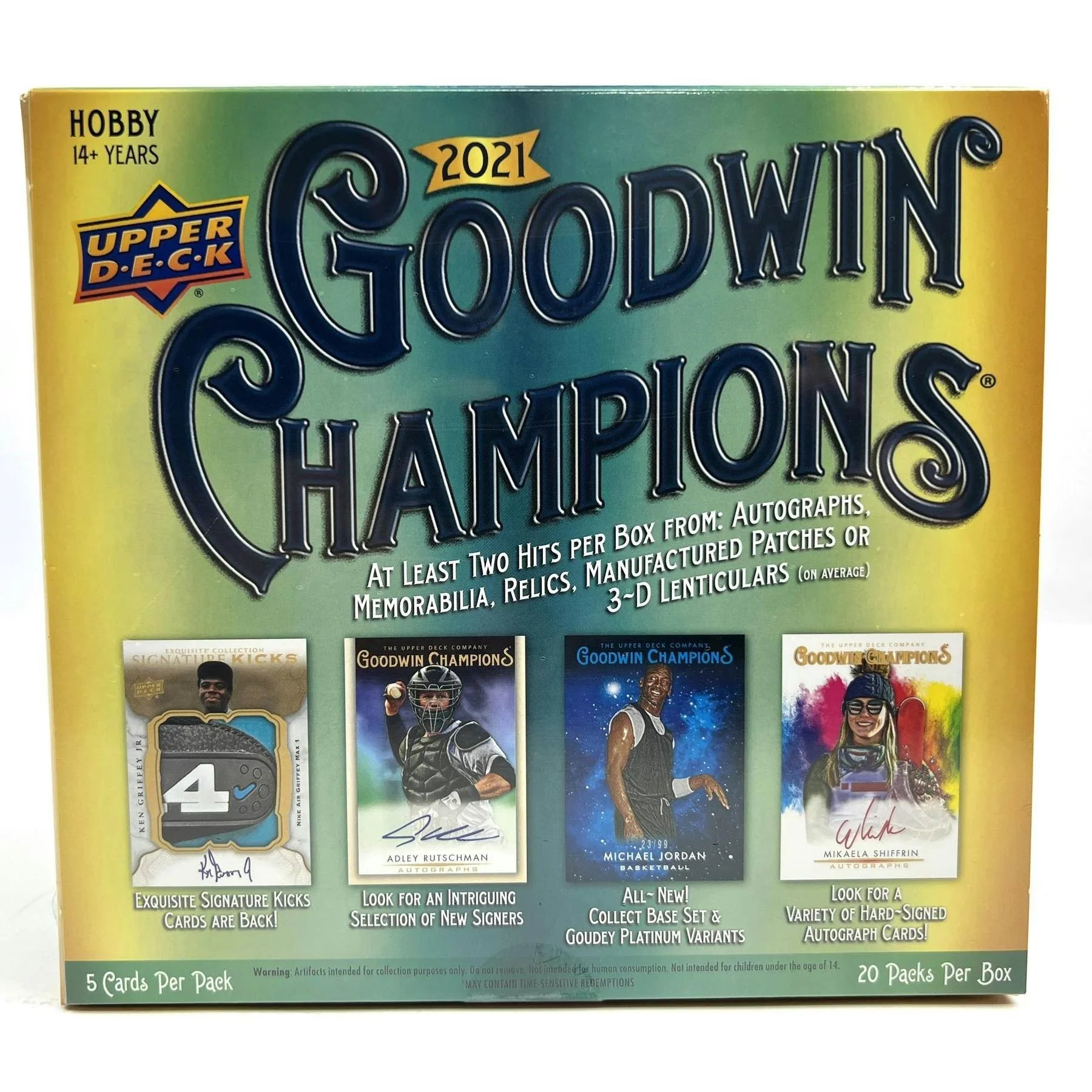 2021 Upper Deck Goodwin Champions Hobby 16 Box Case (Ships Sealed Only)