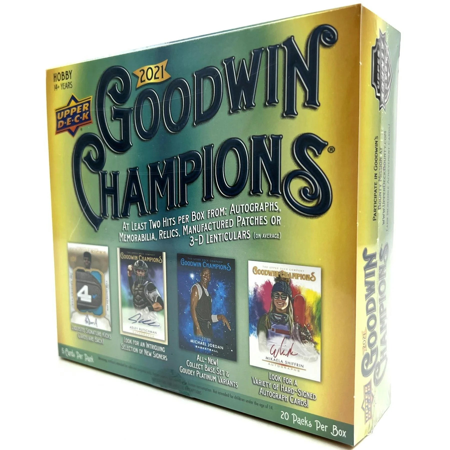 2021 Upper Deck Goodwin Champions Hobby 16 Box Case (Ships Sealed Only)