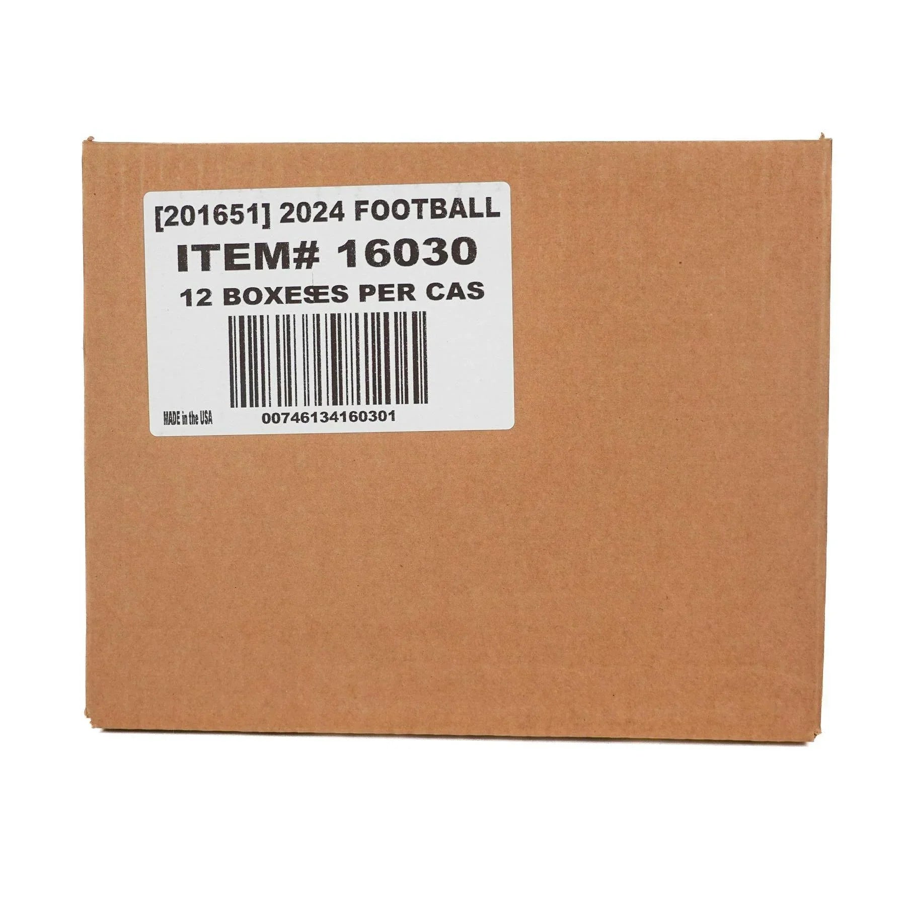 2024 Panini Donruss Elite Football Hobby 12-Box Case (Ships Sealed Only) - D