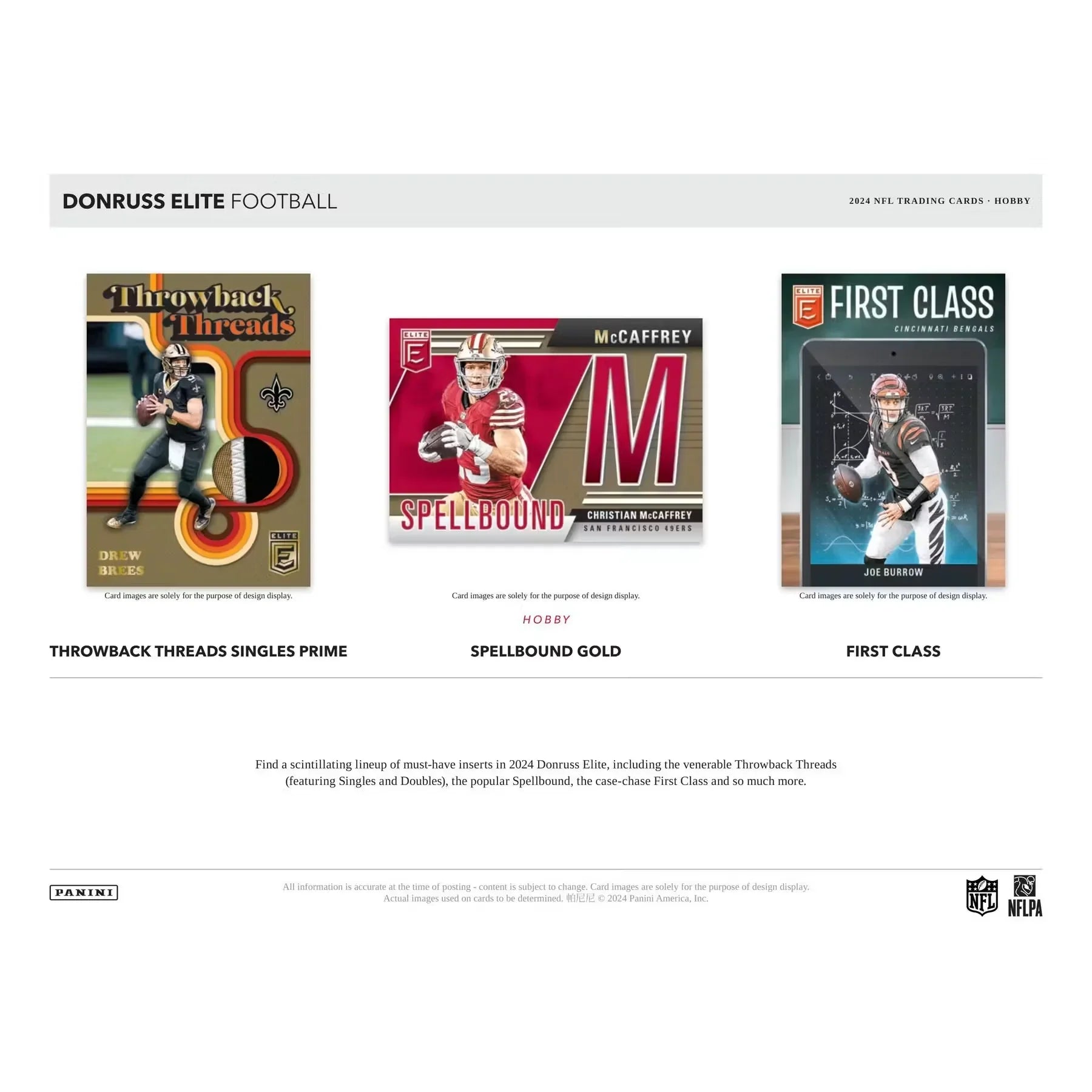 2024 Panini Donruss Elite Football Hobby 12-Box Case (Ships Sealed Only) - D